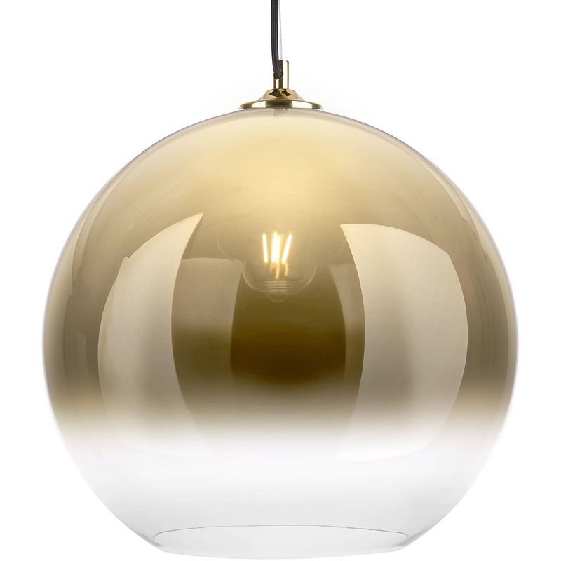 Foto van Leitmotiv hanglamp bubble 40 x 37 cm e27 glas 40w goud