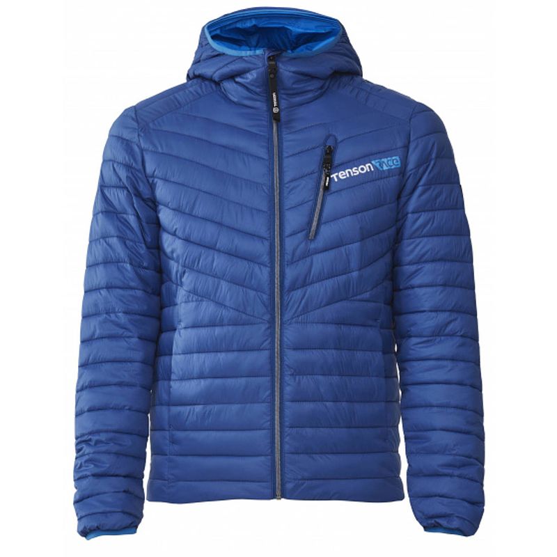 Foto van Outdoorjas race airpush heren polyester blauw maat s