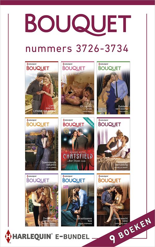 Foto van Bouquet e-bundel nummers 3726-3734 (9-in-1) - amy andrews - ebook (9789402523898)