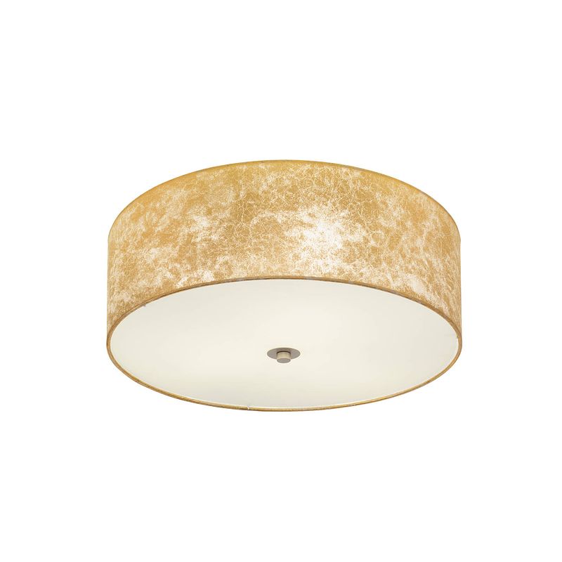 Foto van Eglo viserbella plafondlamp - e27 - ø 47 cm - champagne/goud