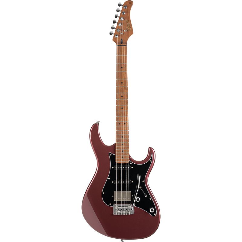 Foto van Cort g250 se vivid burgundy elektrische gitaar