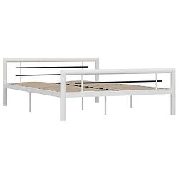 Foto van The living store metalen bedframe - massieve constructie - 212 x 167.5 x 65.5 cm - geschikt voor 160 x 200 cm matras -