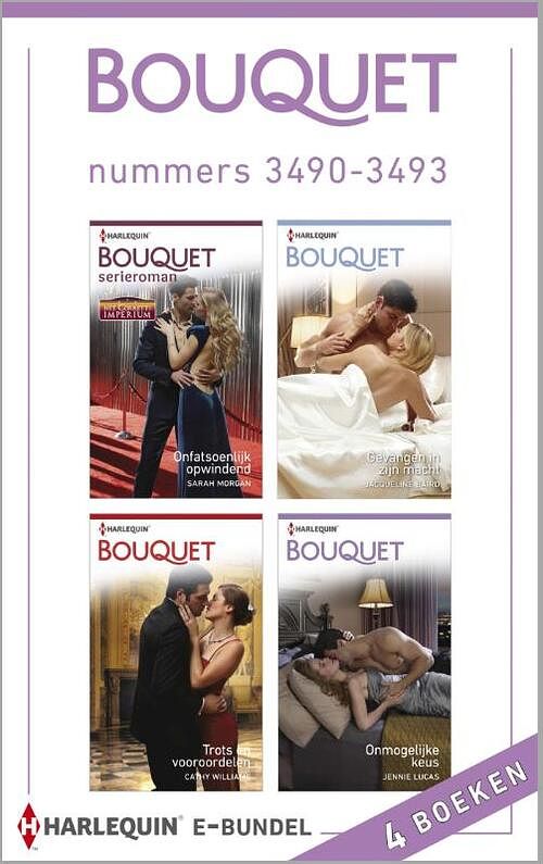 Foto van Bouquet e-bundel nummers 3490-3493 (4-in-1) - cathy williams - ebook (9789402500929)