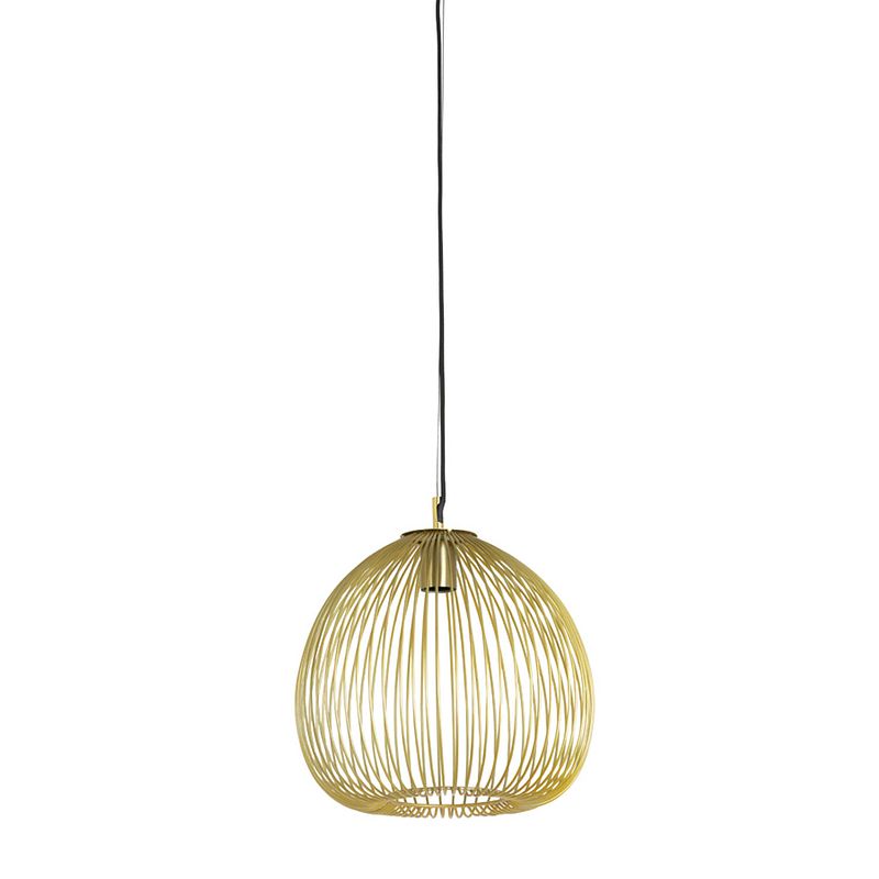 Foto van Light & living - hanglamp rilana - 34x34x35 - goud