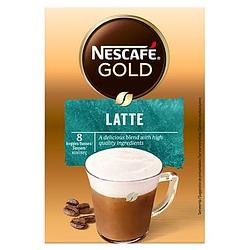 Foto van Nescafe gold latte macchiato oploskoffie 6 x 8 zakjes bij jumbo