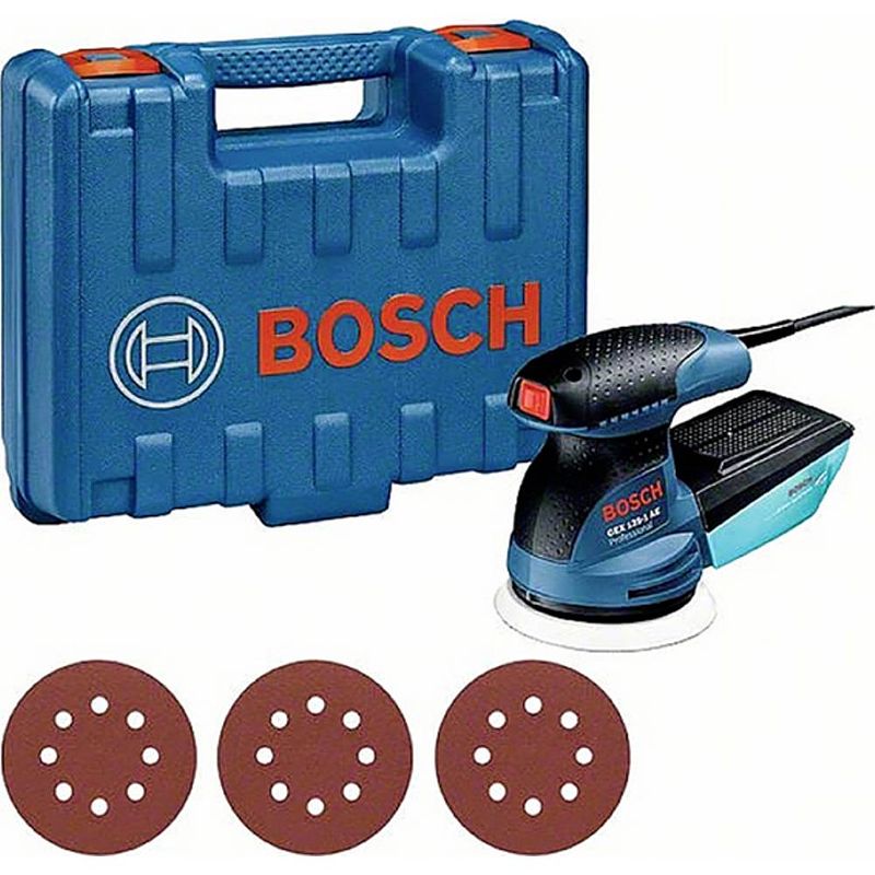 Foto van Bosch professional gex 125-1 ae 0.601.387.504 excentrische schuurmachine incl. koffer 250 w ø 125 mm