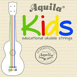 Foto van Aquila 138u kids multi color educational ukulele strings