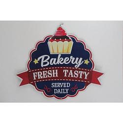 Foto van Decobord bakery fresh tasty 28x25cm