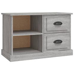 Foto van Vidaxl tv-meubel 73x35,5x47,5 cm bewerkt hout grijs sonoma eikenkleur