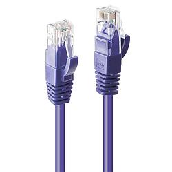 Foto van Lindy 48129 rj45 netwerkkabel, patchkabel cat 6 u/utp 20.00 m violet 1 stuk(s)