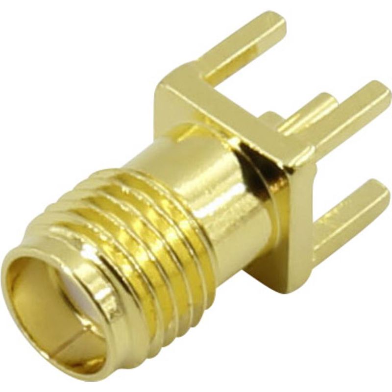 Foto van Tru components 93038c9 1386728 sma-connector bus, inbouw verticaal 50 ω 1 stuk(s)