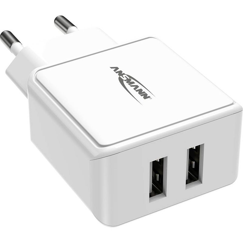 Foto van Ansmann homecharger hc212 1001-0114 usb-oplader thuis uitgangsstroom (max.) 2400 ma 2 x usb 2.0 bus a