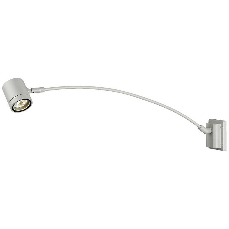 Foto van Slv myra display 233134 led-buitenlamp (wand) gu10 50 w grijs