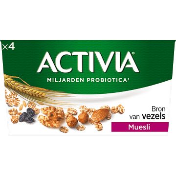 Foto van Activia yoghurt muesli 4 x 125g bij jumbo