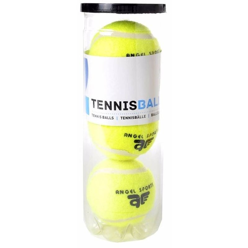 Foto van 3x tennisballen in koker - tennisballen