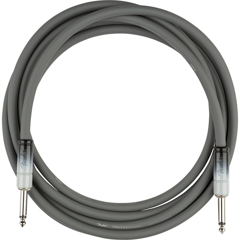 Foto van Fender ombré cable instrumentkabel 3 meter silver smoke