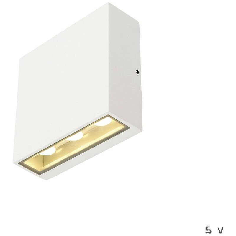 Foto van Slv slv 1005125 wandlamp led vast ingebouwd 8.2 w wit