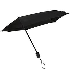 Foto van Stormparaplu - antistorm paraplu -stormparaplu - stormini aerodynamische opvouwbare stormparaplu zwart - handopening