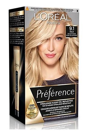 Foto van L'soréal paris preference 9.1 oslo - zeer licht asblond