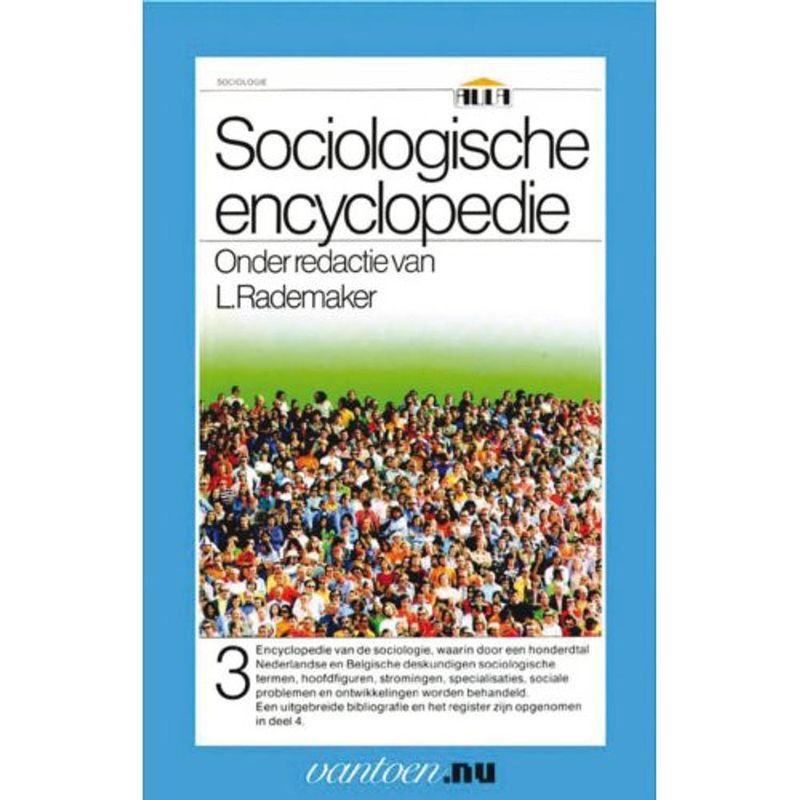 Foto van Sociologische encyclopedie / 3 - vantoen.nu