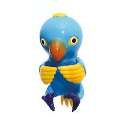 Foto van Paradiso toys pratende papegaai 9,5 cm blauw