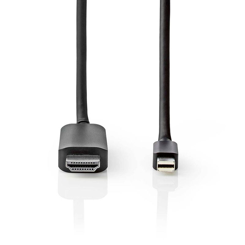 Foto van Nedis mini displayport-kabel - ccgb37604bk20