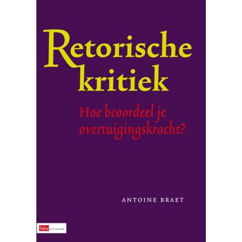 Foto van Retorische kritiek