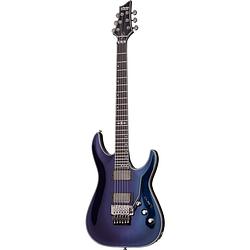 Foto van Schecter hellraiser hybrid c-1 fr ultra violet elektrische gitaar
