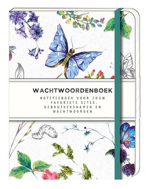 Foto van Wachtwoorden notitieboeken - botanical - paperback (9789464324051)