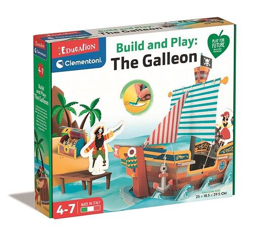 Foto van Build & play - the galleon - speelgoed (8005125181049)