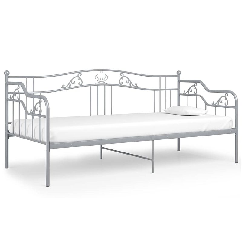 Foto van The living store bedbank alton - bedbanken - 206 x 95 x 91.5 cm - metalen frame