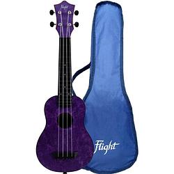 Foto van Flight travel series tus65 amethyst sopraan ukelele met gigbag