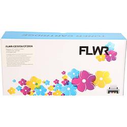 Foto van Flwr hp ce505a / cf280a zwart toner