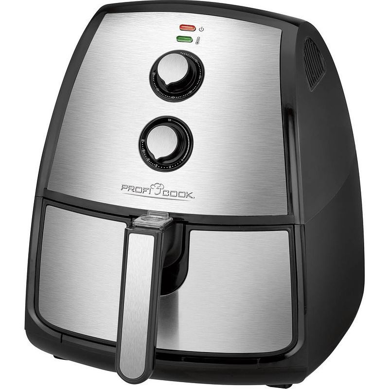 Foto van Profi cook pc-fr1115 h airfryer heteluchtfunctie zwart, zilver