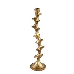 Foto van Ptmd movy gold poly candle holder l