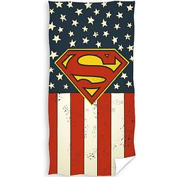 Foto van Superman strandlaken flag - 70 x 140 cm - multi