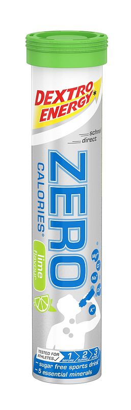 Foto van Dextro energy zero calories limoen bruistabletten