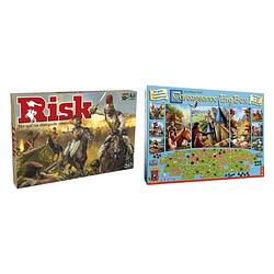 Foto van Spellenbundel - 2 stuks - hasbro risk & carcassonne big box 3