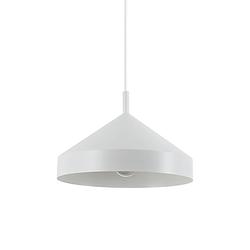 Foto van Landelijke hanglamp yurta - ideal lux - binnen - wit - 1 lichtpunt - e27 fitting - 60w