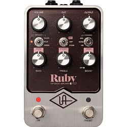 Foto van Universal audio ruby 's63 top boost amplifier gitaareffect pedaal