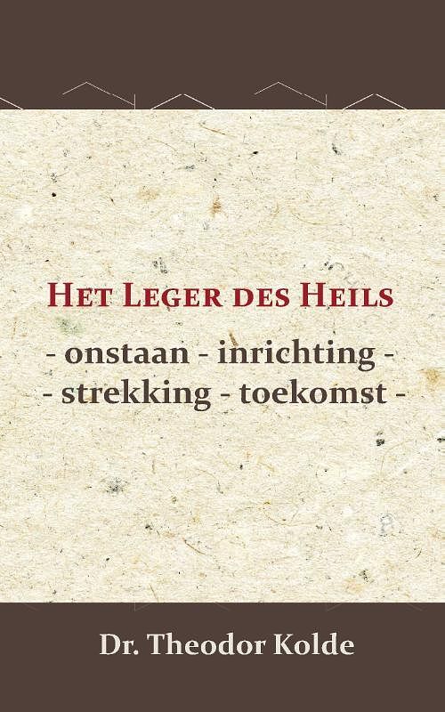 Foto van Het leger des heils - dr. theodor kolde - paperback (9789066592827)