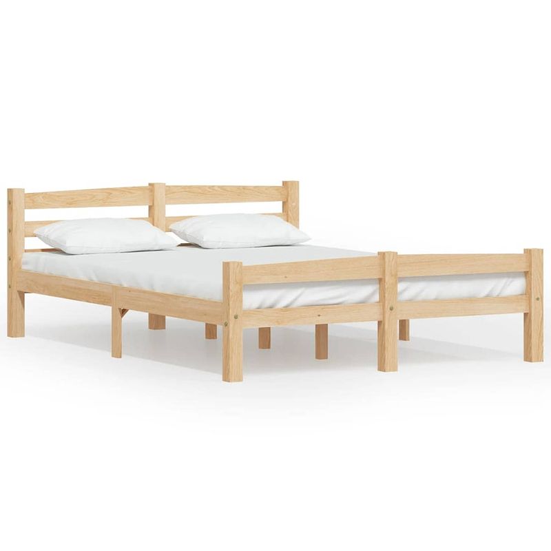 Foto van Vidaxl bedframe massief grenenhout 120x200 cm