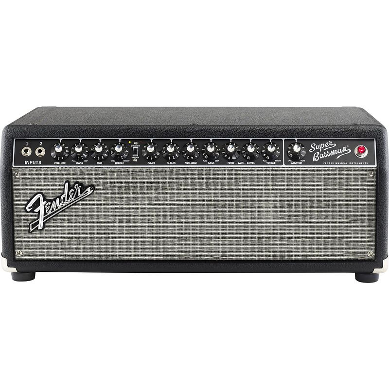 Foto van Fender super bassman buizenbasversterker top 300 w