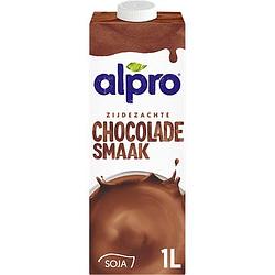 Foto van Alpro sojadrink chocolade smaak houdbaar 1l bij jumbo