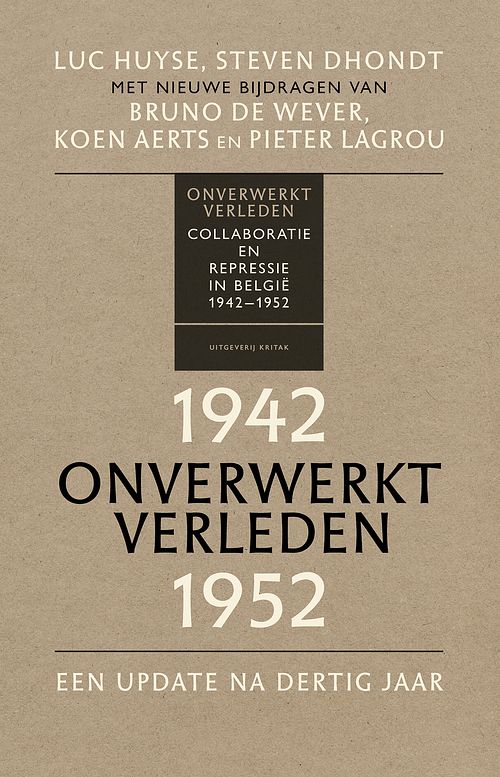 Foto van Onverwerkt verleden - luc huyse, steven dhondt - ebook (9789401468541)