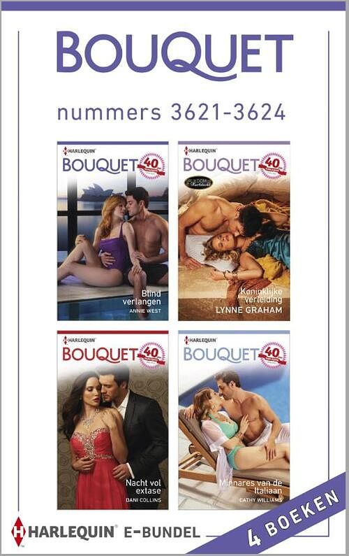 Foto van Bouquet e-bundel nummers 3621-3624 (4-in-1) - annie west - ebook (9789402512120)