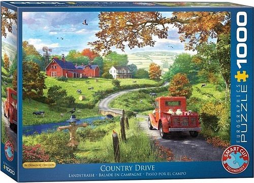 Foto van The country drive - dominic davison (1000 stukjes) - puzzel;puzzel (0628136609685)