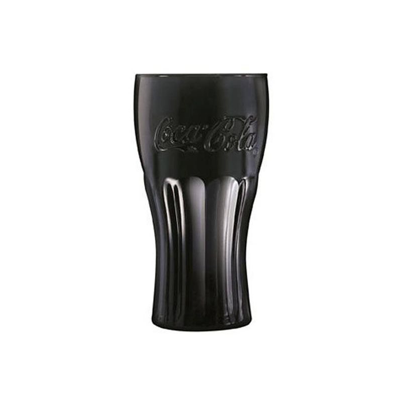 Foto van Coca cola glas zwart 370 ml