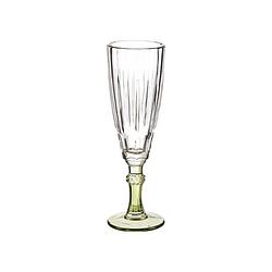 Foto van Champagneglas exotic kristal groen 6 stuks (170 ml)