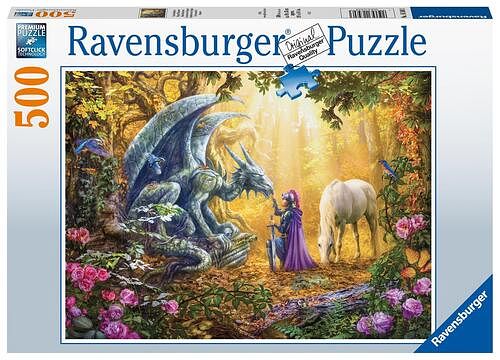 Foto van Ravensburger puzzel 500 pcs drakenfluisteraar